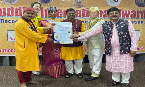 प्रोफेसर डॉ. विक्रम सिंह को बैंकॉक में मिला 'दि बुद्धा इंटरनेशनल अवॉर्ड 2025'
