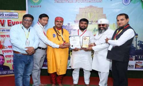 गोरखपुर के युवा समाजसेवी सैयद सादान को 